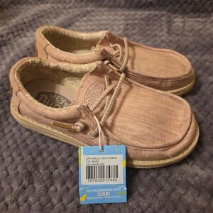 Hey Dude Kid's Basic Wally Loafers - Beigh